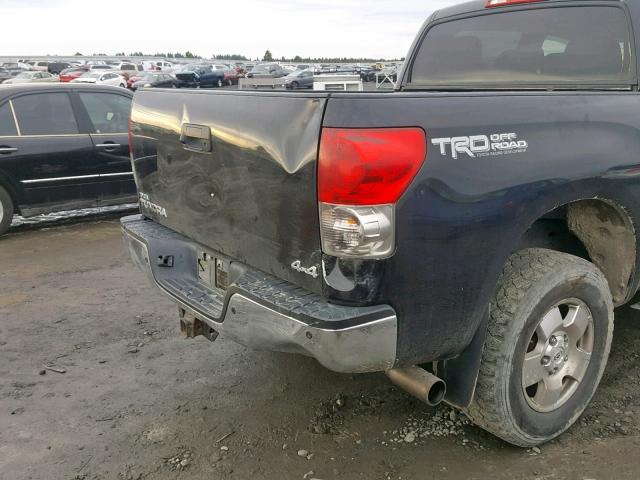 5TBDV54117S484490 - 2007 TOYOTA TUNDRA CRE BLACK photo 9