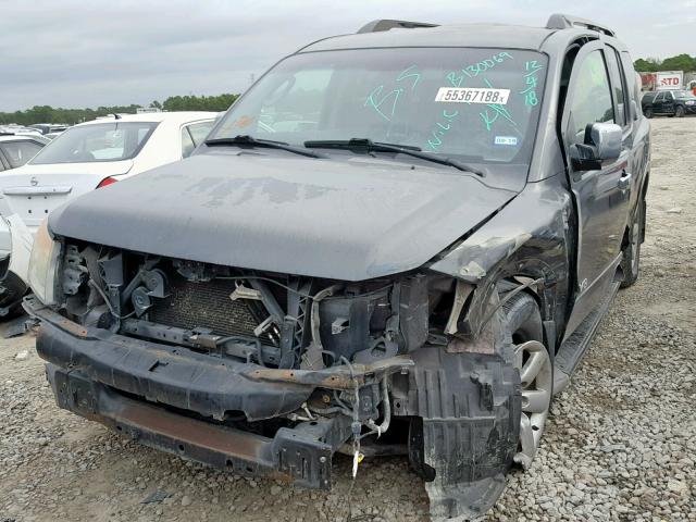 5N1BA08D49N600707 - 2009 NISSAN ARMADA SE GRAY photo 2