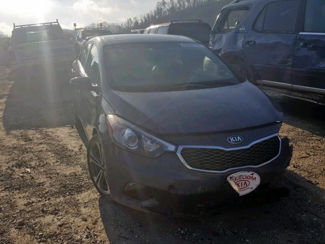 KNAFZ4A85F5358764 - 2015 KIA FORTE EX BLUE photo 1