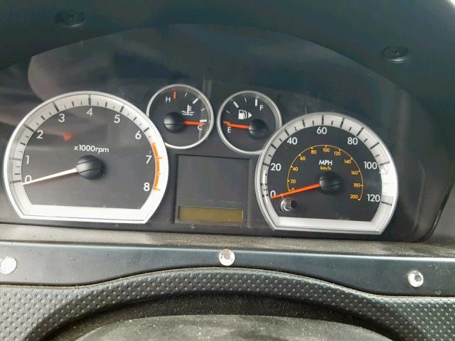 KL1TD5DE2BB185848 - 2011 CHEVROLET AVEO LS BLACK photo 8