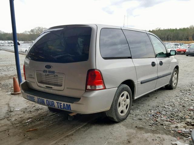 2FMZA50665BA53602 - 2005 FORD FREESTAR S SILVER photo 4