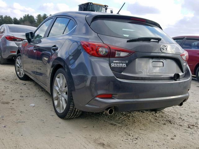 3MZBN1L76HM135479 - 2017 MAZDA 3 TOURING GRAY photo 3