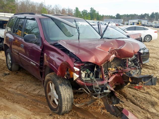 1GKDS13S342324993 - 2004 GMC ENVOY BURGUNDY photo 1