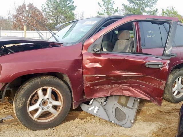 1GKDS13S342324993 - 2004 GMC ENVOY BURGUNDY photo 10