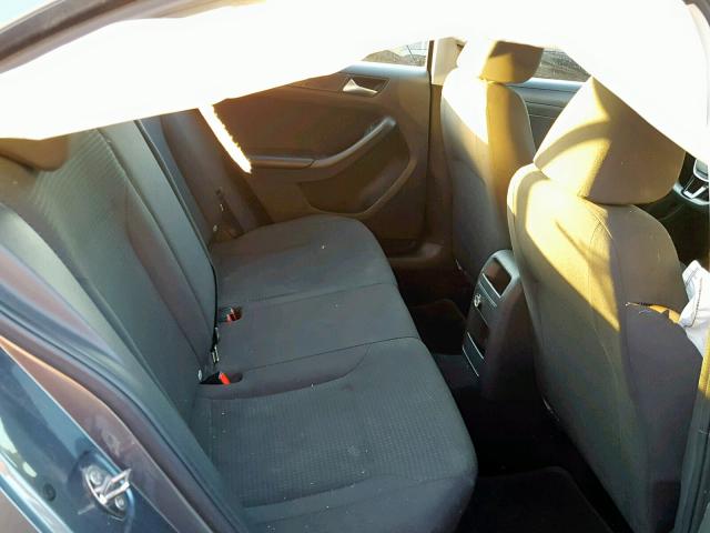 3VW2K7AJ5FM236925 - 2015 VOLKSWAGEN JETTA BASE GRAY photo 6