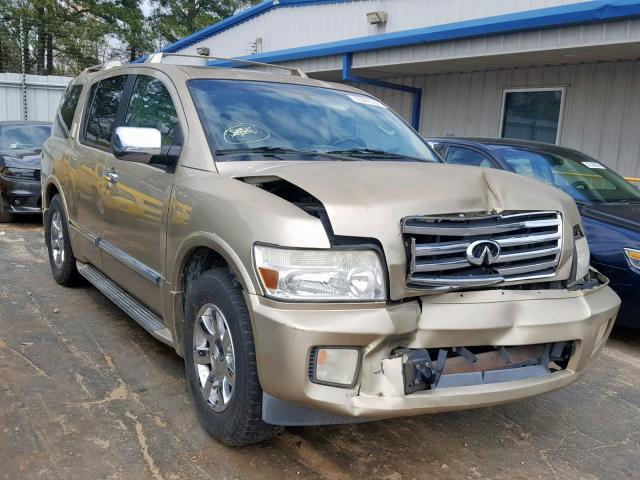 5N3AA08A15N811740 - 2005 INFINITI QX56 GOLD photo 1