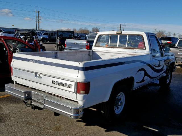 1GCGC24W8GJ127826 - 1986 CHEVROLET C20 WHITE photo 4