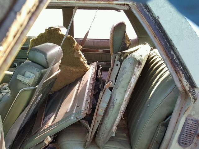 1N45U4C146243 - 1974 CHEVROLET CAPRICE GREEN photo 6