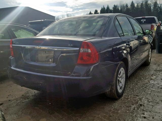1G1ZS58F97F160952 - 2007 CHEVROLET MALIBU LS 蓝色 照片 4