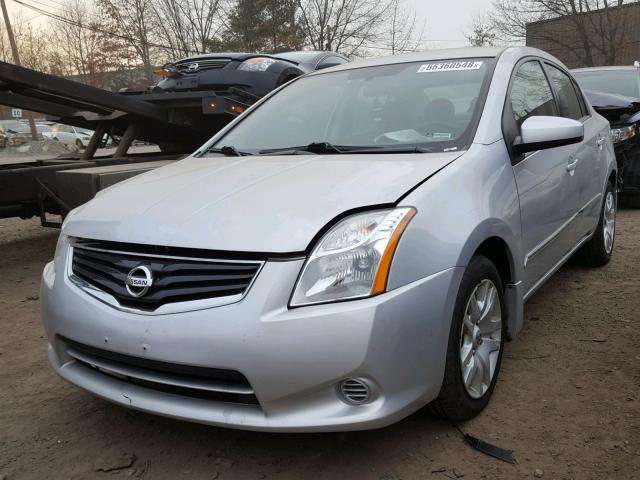 3N1AB6AP9CL754022 - 2012 NISSAN SENTRA 2.0 GRAY photo 2