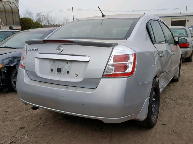 3N1AB6AP9CL754022 - 2012 NISSAN SENTRA 2.0 GRAY photo 4