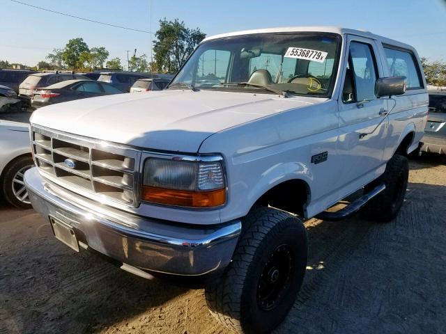 1FMEU15N7TLB32031 - 1996 FORD BRONCO U10 WHITE photo 2