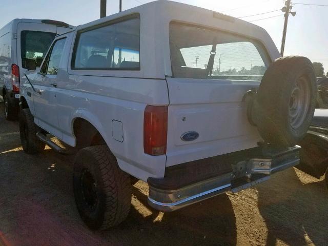 1FMEU15N7TLB32031 - 1996 FORD BRONCO U10 WHITE photo 3