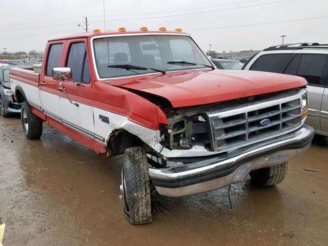 2FTJW36H8RCA19838 - 1994 FORD F350 RED photo 1