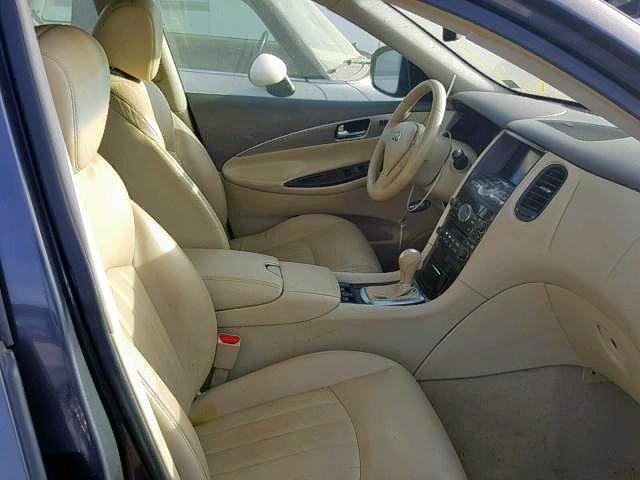 JNKAJ09F28M350077 - 2008 INFINITI EX35 BASE GRAY photo 5