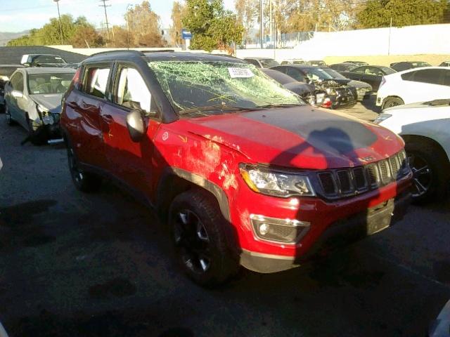 3C4NJDDB3HT647190 - 2017 JEEP COMPASS TR RED photo 1