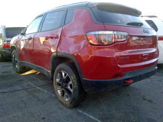 3C4NJDDB3HT647190 - 2017 JEEP COMPASS TR RED photo 3