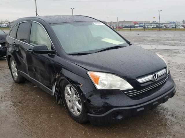 5J6RE48768L035230 - 2008 HONDA CR-V EXL BLACK photo 1