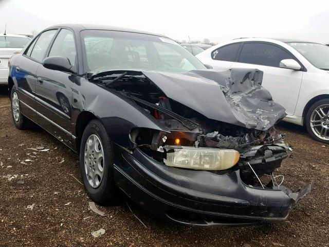 2G4WB52K121254612 - 2002 BUICK REGAL LS BLACK photo 1