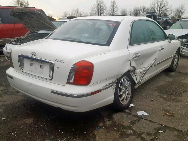 KMHFU45E65A408543 - 2005 HYUNDAI XG 350 WHITE photo 4