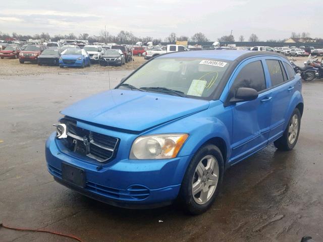 1B3HB48A49D213817 - 2009 DODGE CALIBER SX BLUE photo 2