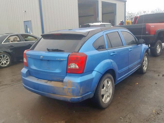 1B3HB48A49D213817 - 2009 DODGE CALIBER SX BLUE photo 4