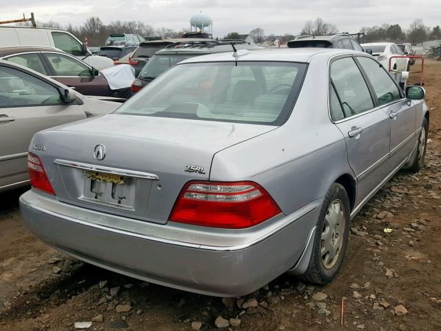 JH4KA96654C000228 - 2004 ACURA 3.5RL SILVER photo 4