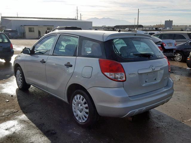 2T1KR32E23C024870 - 2003 TOYOTA MATRIX SILVER photo 3