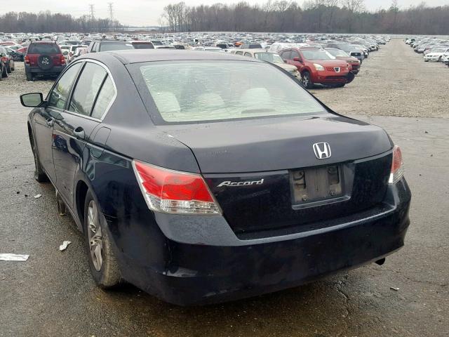 1HGCP26488A111241 - 2008 HONDA ACCORD LXP BLACK photo 3