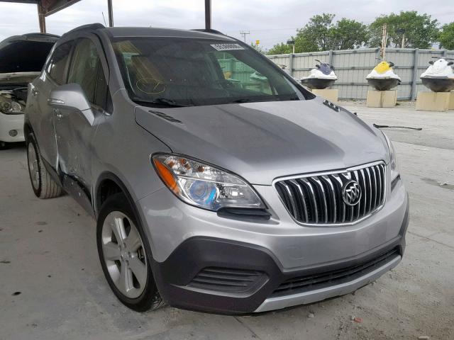 KL4CJASB9FB101219 - 2015 BUICK ENCORE SILVER photo 1