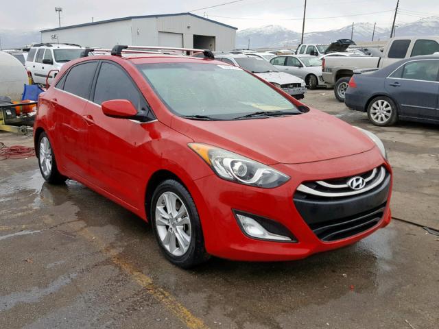 KMHD35LE1DU092002 - 2013 HYUNDAI ELANTRA GT RED photo 1