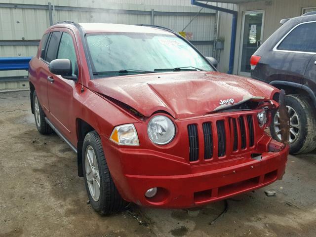 1J8FF47W18D710600 - 2008 JEEP COMPASS SP RED photo 1