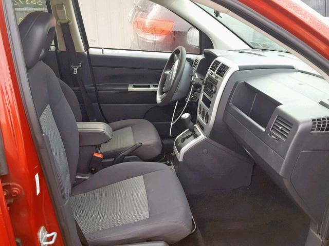1J8FF47W18D710600 - 2008 JEEP COMPASS SP 红色 照片 5