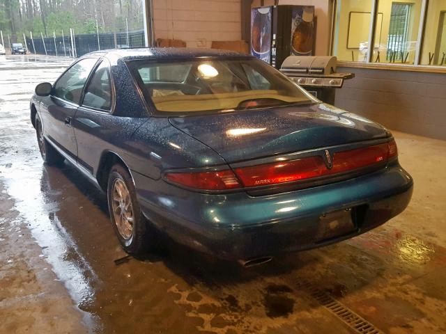 1LNLM92V8VY679096 - 1997 LINCOLN MARK VIII GREEN photo 3