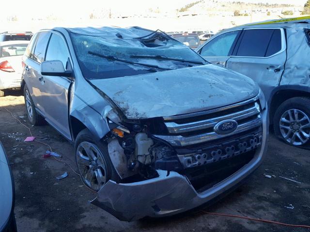 2FMDK4JC2BBA39455 - 2011 FORD EDGE SEL SILVER photo 1