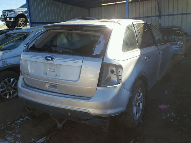 2FMDK4JC2BBA39455 - 2011 FORD EDGE SEL SILVER photo 4