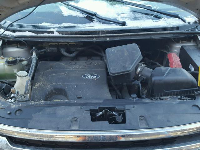 2FMDK4JC2BBA39455 - 2011 FORD EDGE SEL SILVER photo 7