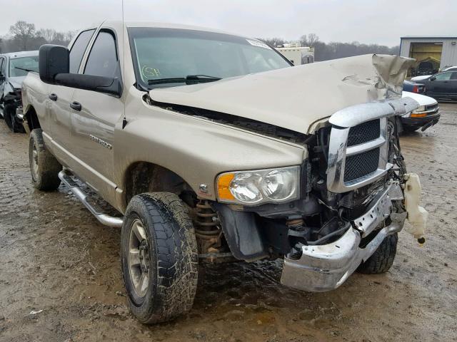 3D7KU28C63G848512 - 2003 DODGE RAM 2500 S GOLD photo 1