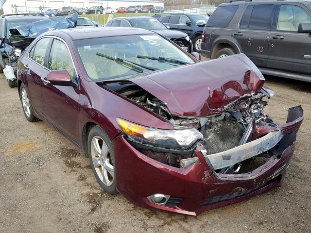 JH4CU2F65CC021176 - 2012 ACURA TSX TECH BURGUNDY photo 1