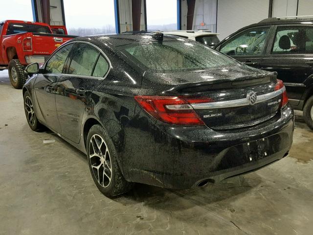 2G4GL5EXXH9183722 - 2017 BUICK REGAL SPOR BLACK photo 3