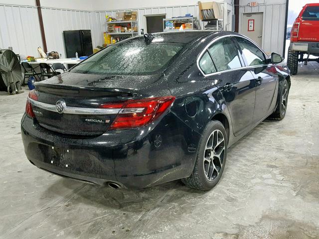 2G4GL5EXXH9183722 - 2017 BUICK REGAL SPOR BLACK photo 4