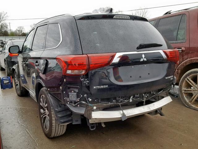 JA4AD3A39JZ008107 - 2018 MITSUBISHI OUTLANDER BLACK photo 3