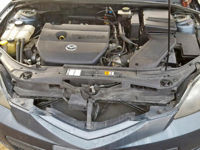 JM1BK344X91201641 - 2009 MAZDA 3 S GRAY photo 7