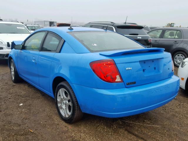 1G8AW14F55Z156927 - 2005 SATURN ION LEVEL BLUE photo 3