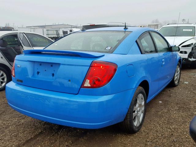 1G8AW14F55Z156927 - 2005 SATURN ION LEVEL BLUE photo 4