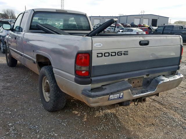 1B7KC2369XJ650574 - 1999 DODGE RAM 2500 SILVER photo 3