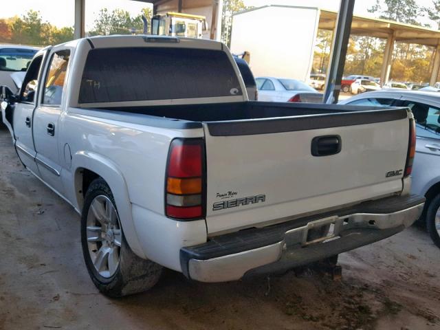 2GTEK13N261262595 - 2006 GMC NEW SIERRA WHITE photo 3