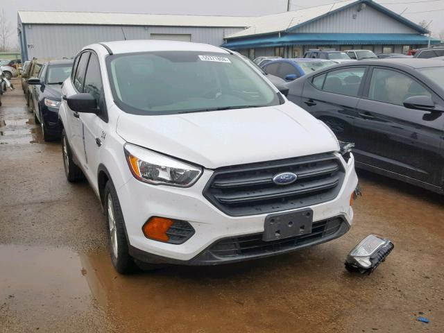 1FMCU0F78HUB89034 - 2017 FORD ESCAPE S WHITE photo 1