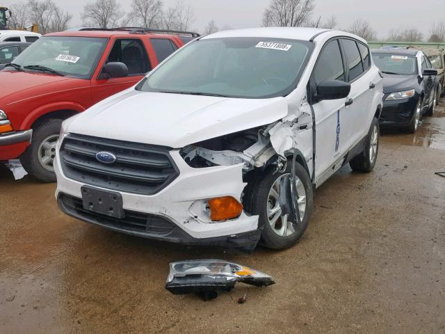 1FMCU0F78HUB89034 - 2017 FORD ESCAPE S WHITE photo 2