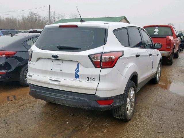 1FMCU0F78HUB89034 - 2017 FORD ESCAPE S WHITE photo 4